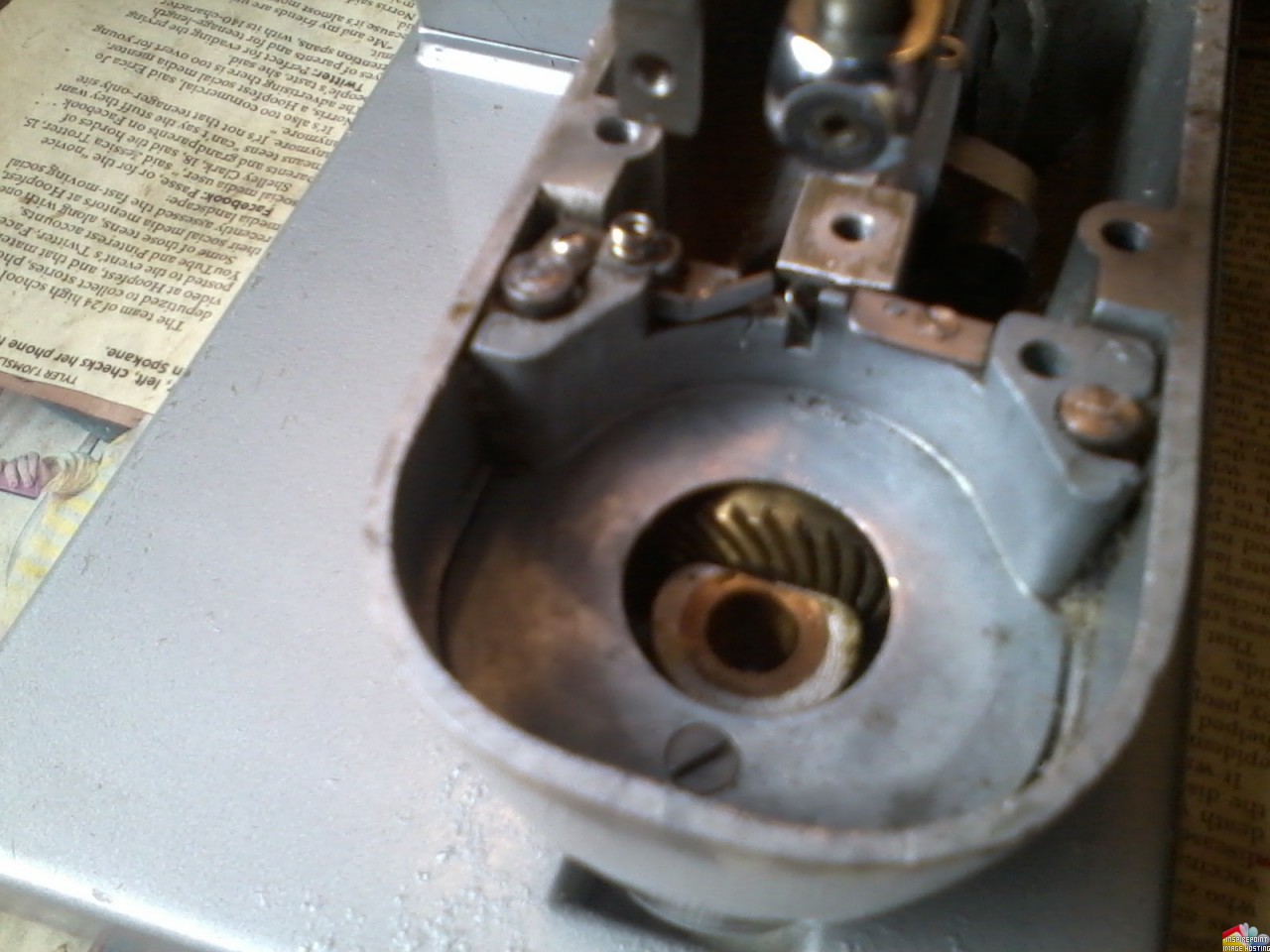 Image for Does any one know where to find a MW Model J sewing machine bobbin case?
